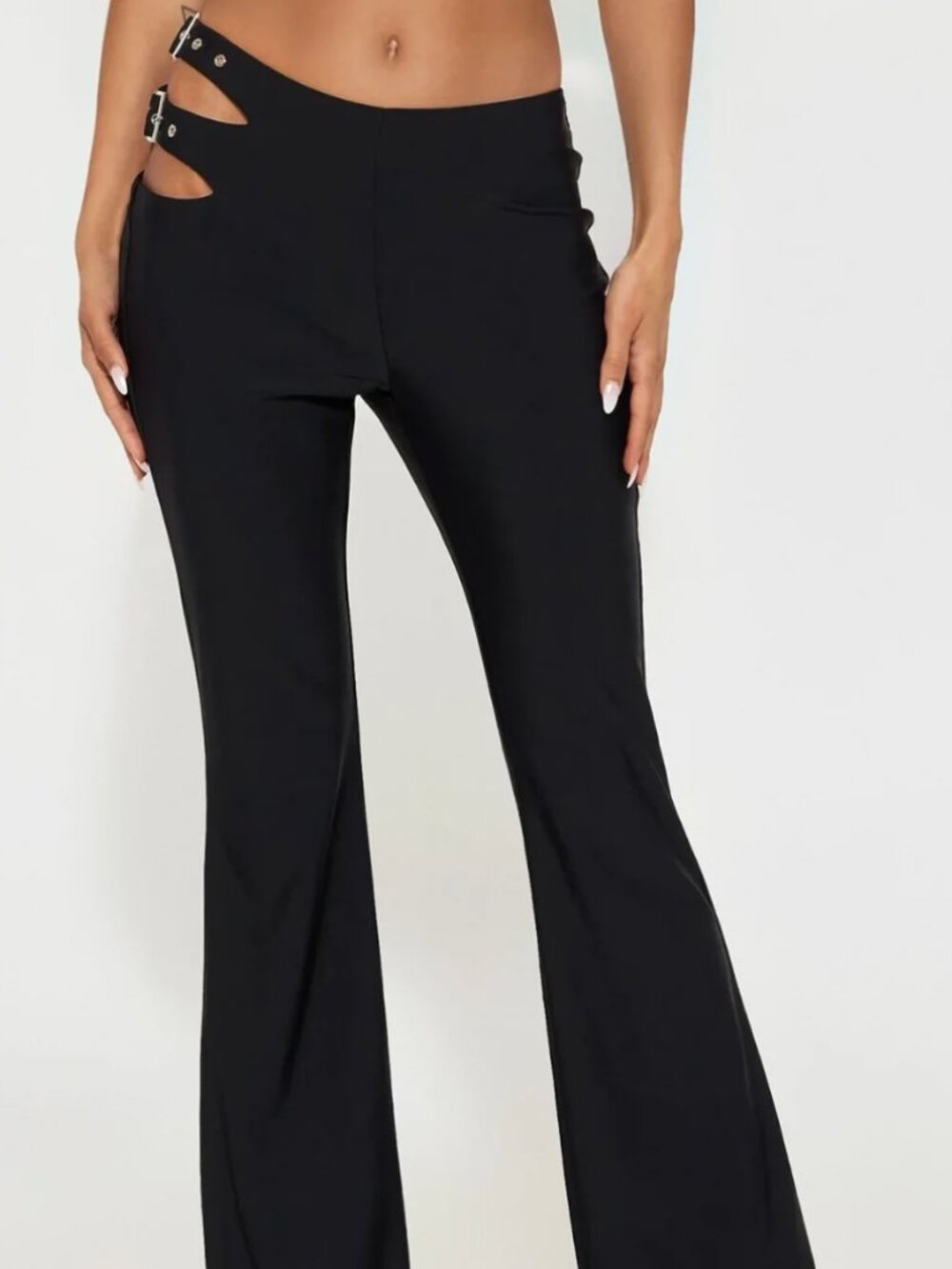 Cut Out Flare Pant